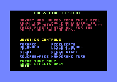 The Paris instruction page