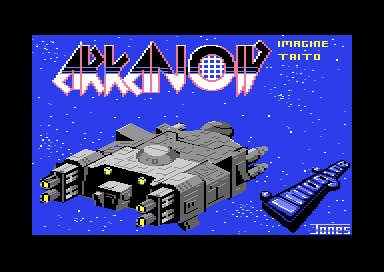 Arkanoid title screen