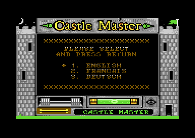 Castle Master title screen