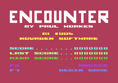 Encounter title screen
