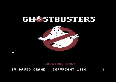 Ghostbusters title screen