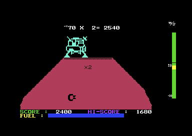 A climbing landing on the x2 pad