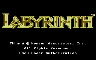 Labyrinth title screen
