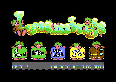 Lemmings title screen