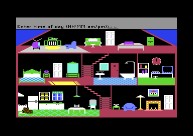 Little Computer People title screen