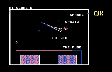 The attract demonstration naming the enemies