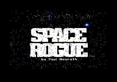 Space Rogue title screen