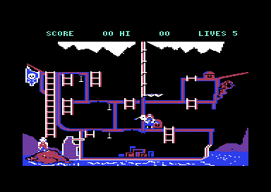 Scene 8, the pirate ship