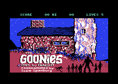 The Goonies title screen