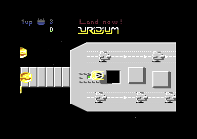 Land now! in the status line above the Dreadnought