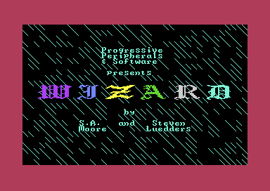 Wizard title screen